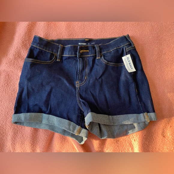 NWT Old Navy Midrise Jean Shorts Size 2 - Picture 2 of 5